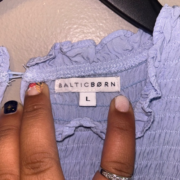 Baltic Born Dress - “Loveland Geo Lace Maxi Dress” light blue - Picture 7 of 12